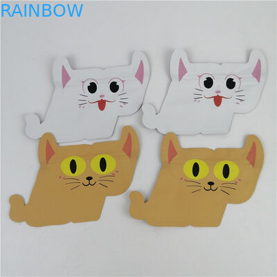 최고 품질의 사용자 지정 로고 인쇄 고급 특수 모양 포장 플라스틱 엽지 가방