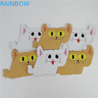 최고 품질의 사용자 지정 로고 인쇄 고급 특수 모양 포장 플라스틱 엽지 가방