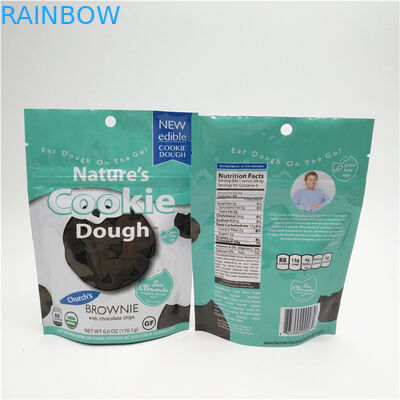 열 밀폐 사용자 지정 로고 인쇄 서 서 Zipper 포지 재 닫을 수 있는 플라스틱 식품 포장