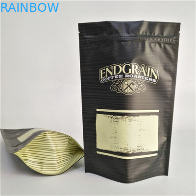 보관 주문 로고 인쇄 서 서 Zipper 가방 재 닫기 플라스틱 식품 밀봉 커피 팩