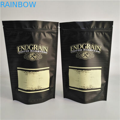 보관 주문 로고 인쇄 서 서 Zipper 가방 재 닫기 플라스틱 식품 밀봉 커피 팩