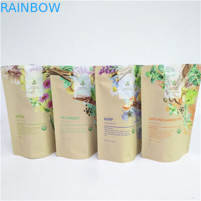 프로모션 품질 보장 쉬운 눈물 라인 제조자 자신의 로고 크래프트 종이 가방 사용자 정의