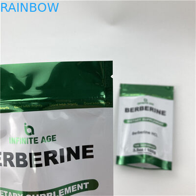 소매 주문형 인쇄 된 서있는 빈 봉지 품질 보장 포장 마일러 알루미늄 엽지 가방 눈물 톱니