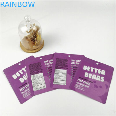 최대 10가지 색상까지 허용됩니다. 고품질의 다시 닫을 수 있는 마일러 사켓 패키지 가방