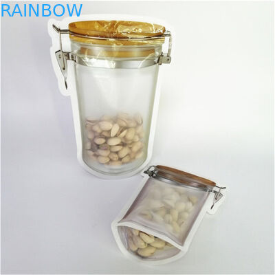 고품질 맞춤형 디지털 인쇄 PE 재활용 플라스틱 식품 포장 가방