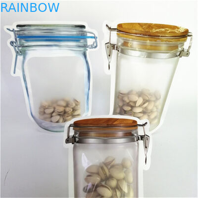 고품질 맞춤형 디지털 인쇄 PE 재활용 플라스틱 식품 포장 가방