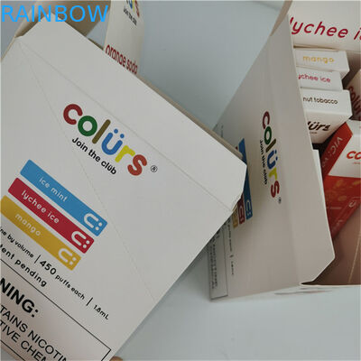 핫 커스텀 로고 찢어 치는 디스플레이 박스 카드보드 PDQ 카운터 코러브 디스플레이 박스