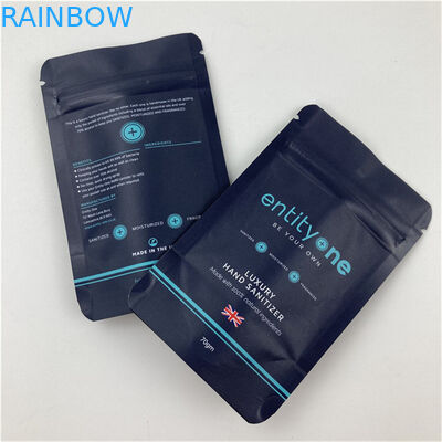 사용자 지정 로고 인쇄 된 지퍼 매트 마감 알루미늄 엽 식품 등급 재료 도이팩