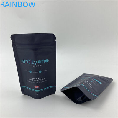 사용자 지정 로고 인쇄 된 지퍼 매트 마감 알루미늄 엽 식품 등급 재료 도이팩