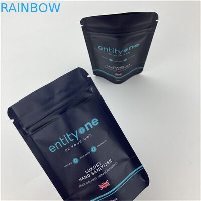 사용자 지정 로고 인쇄 된 지퍼 매트 마감 알루미늄 엽 식품 등급 재료 도이팩