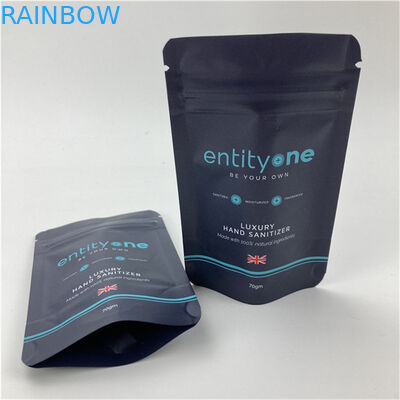 사용자 지정 로고 인쇄 된 지퍼 매트 마감 알루미늄 엽 식품 등급 재료 도이팩