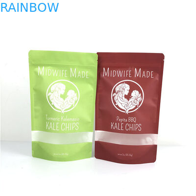 식품 패키지 gravure 인쇄 Mylar Doypack with Window 환경 친화적이고 사용자 정의