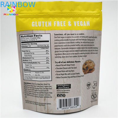 환경 친화적이고 안전한 재료 간식 포장 봉지 최대 10 가지 색상이 허용됩니다