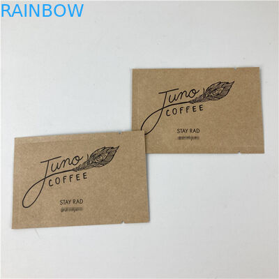 3면 밀폐 Mylar Kraft 종이 가방 주문 인쇄 생분해 가능한 종이 가방