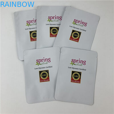 누출 방지 3면 밀폐 Mylar 포장 가방 Zipper 맞춤형 크기 디자인