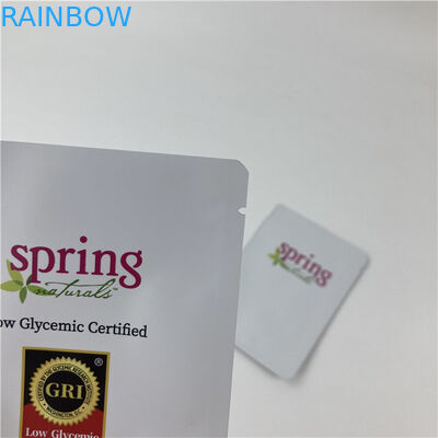 누출 방지 3면 밀폐 Mylar 포장 가방 Zipper 맞춤형 크기 디자인