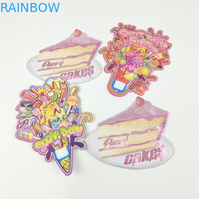 다이 커트 3.5g 특수 모양 가방 쿠키 사탕 간식 서드업 지퍼 가방