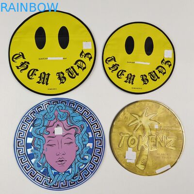 불규칙 3.5g 7g 마일러 봉지 내부 Zipper 인쇄 알루미늄 필름 냄새 방지 식용 플라스틱 봉지