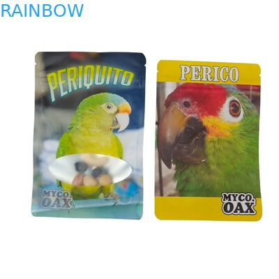 맞춤형 디자인 자체 밀폐 수분 보호 열 밀폐 찌꺼기 투명한 앞 알루미늄 엽지 뒷 Mylar 설탕용 플라스틱 가방