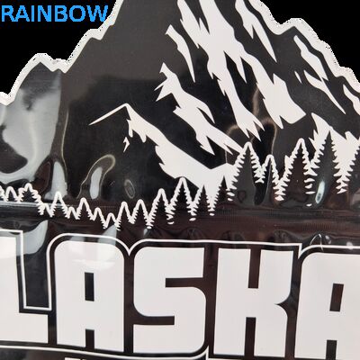 식용 캘리 3.5g 7g 마일러 지퍼백 소프트 터치 냄새 방지 불규칙 모양 쿠키 다이 컷 포장 비닐 봉투