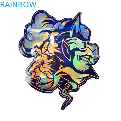 부드러운 터치 홀로그램 마일러 백 지퍼, 사탕 허브 건조 꽃 젤리 비스킷 설탕 어린이 보호 포장용