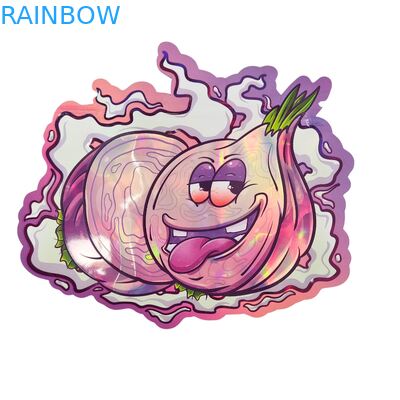 부드러운 터치 홀로그램 마일러 백 지퍼, 사탕 허브 건조 꽃 젤리 비스킷 설탕 어린이 보호 포장용