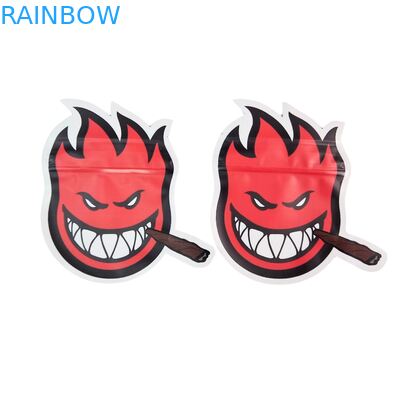 다이컷 3.5g 플라스틱 백 광택 지퍼 마일러, 젤리 허브 캔디 포장용, 냄새 방지 광택 표면