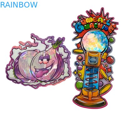 다이컷 3.5g 플라스틱 백 광택 지퍼 마일러, 젤리 허브 캔디 포장용, 냄새 방지 광택 표면