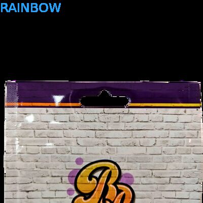 다이컷 3.5g 플라스틱 백 광택 지퍼 마일러, 젤리 허브 캔디 포장용, 냄새 방지 광택 표면