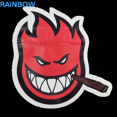 사용자 지정 모양 3.5g 디스플레이 박스 마이러 가방 어린이 보호 부드러운 터치 다이 커트 가방 1g 3.5g 7g 14g 28g 식용 플라스틱