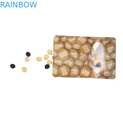 스탠드업 파우치 포장 3면 밀봉 플랫 재사용 가능한 지퍼백 창 마일러 알루미늄 호일 재사용 가능한 비닐 봉투