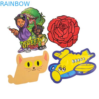 비정형 재봉식 3.5g 어린이 보호 마이러 가방 디지털 인쇄 PET 지플록 포장재 식용 고구마 쿠키