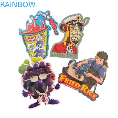 비정형 재봉식 3.5g 어린이 보호 마이러 가방 디지털 인쇄 PET 지플록 포장재 식용 고구마 쿠키