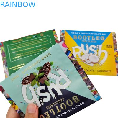 식용 알루미늄 엽지 가구 뒷 봉지 작은 플라스틱 마일러 오트 초콜릿 에너지 바 쿠키 간식 과자 포장 가방