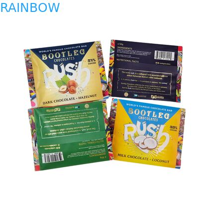 식용 알루미늄 엽지 가구 뒷 봉지 작은 플라스틱 마일러 오트 초콜릿 에너지 바 쿠키 간식 과자 포장 가방