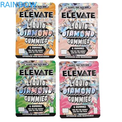 3.5g 마일라 백 버섯 추출물 젤리 포장 도이팩 지퍼 스멜 방지 스탠드업 파우치