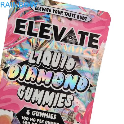 3.5g 마일라 백 버섯 추출물 젤리 포장 도이팩 지퍼 스멜 방지 스탠드업 파우치