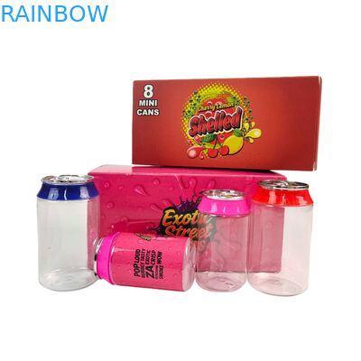 사용자 지정 레이블 맑은 플라스틱 3.5g & 7g PET 잔 스크루 알루미늄 뚜?? 과 함께 설탕 과자 쿠키 식품 포장 디스플레이 종이 상자