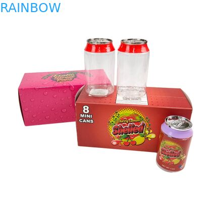 사용자 지정 레이블 맑은 플라스틱 3.5g & 7g PET 잔 스크루 알루미늄 뚜?? 과 함께 설탕 과자 쿠키 식품 포장 디스플레이 종이 상자