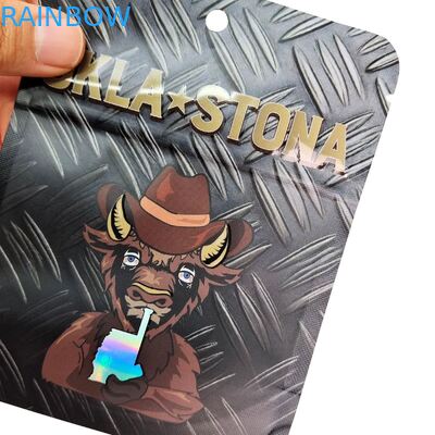 식품 포장을 위한 3.5g-28g 재봉식 Mylar 봉지