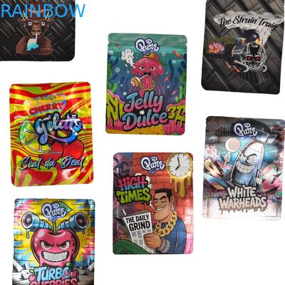 식품 포장을 위한 3.5g-28g 재봉식 Mylar 봉지