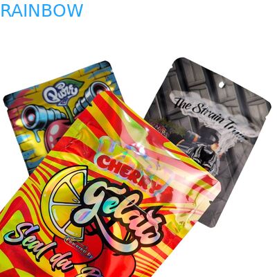 버섯 초콜릿 바 패키지 고무 8th Cali Food Doypack Mylar Bags 3.5 Cali Pack Edible Packaging Bags 3 사이드 세일