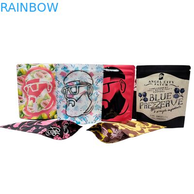 맞춤형 인쇄 3.5g-28g 재밀봉 냄새 방지 마일러 식품 봉투