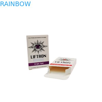 생분해성 접이식 크라프트 종이 상자 식품 등급 엠보싱 보관 포장 캔들 사탕 접이식 판지 상자