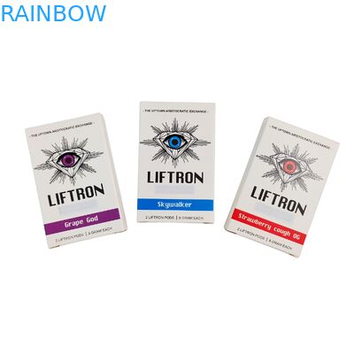 생분해성 접이식 크라프트 종이 상자 식품 등급 엠보싱 보관 포장 캔들 사탕 접이식 판지 상자