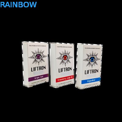 생분해성 접이식 크라프트 종이 상자 식품 등급 엠보싱 보관 포장 캔들 사탕 접이식 판지 상자