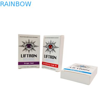 생분해성 접이식 크라프트 종이 상자 식품 등급 엠보싱 보관 포장 캔들 사탕 접이식 판지 상자