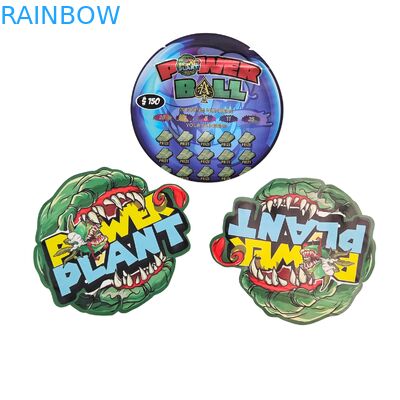 3면 실드 지퍼식 어린이 안전 홀로그램 마일러 백 알루미늄 호일 스낵 포장 백