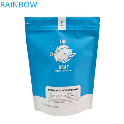 환경 친화적, 50~200마이크로 톤의 반려동물 식품 포장용 두께로 재사용 가능한 서있는 봉지