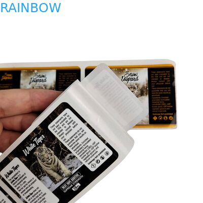 PVC 접착 비닐 PVC 종이 스티커 방수 UV 홀로그램 인쇄 자체 접착 롤 라벨 포장 라벨